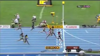 IAAF Moscow 2013 Womens 100m Semi Final 3