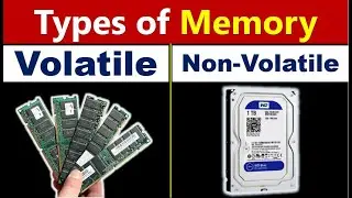 Volatile & Non-Volatile Memory || Types of Memory || Explained in [Hindi]