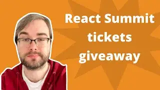 React Summit conference tickets giveaway
