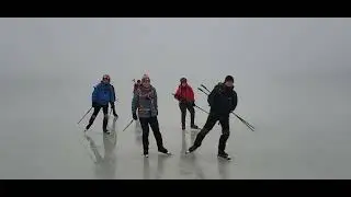 Foggy skating