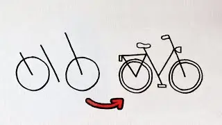 Fiets tekenen! (Makkelijk) | Doodle Dag #30