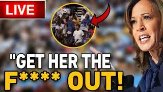 Kamala Harris LOSES TEMPER & ATTACKS Protesters Using Her 'BLACK' Accent At Her Georgia Rally