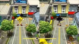 Sonic Adventure 2 HD - Split Screen - City Escape