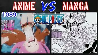 Anime VS Manga | ワンピース - One Piece Episode 1089
