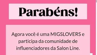 Fui aprovada no projeto da Salon LINE ✨🌽