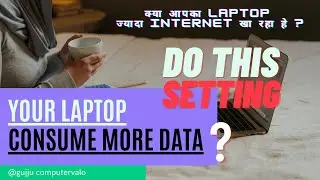 how to stop data consume by laptop  || how to stop background data usage #data #gujjucomputervalo
