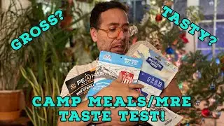Which ready to eat Camp Meal is the best? Taste testing some of the more popular.