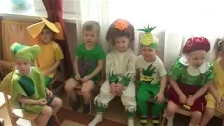 Дефиле растений. Утренник в садике