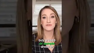 Budget- friendly wedding dress tip! 