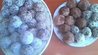 конфеты из сухофруктов и орехов