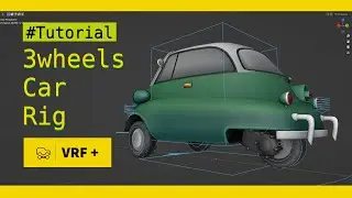 Blender 4.x Tutorial: Rigging a Three-Wheeled Car