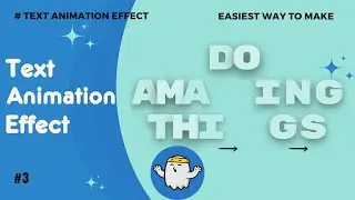 Moving Text Animation | Text Animation Effect | 