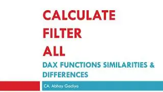 52 Power BI Desktop - Differences and similarities