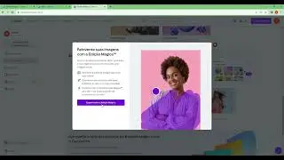 CANVA com I.A. Estúdio mágico.