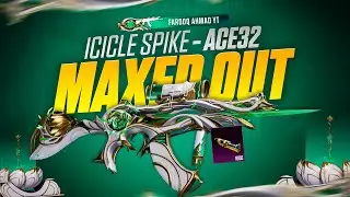 Maxing out Icicle Spike Ace-32 with 1000 materials | 🔥 PUBG MOBILE 🔥