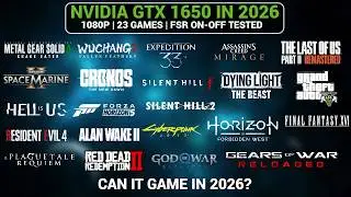 NVIDIA GTX 1650 Benchmarks in 2026 | Can It Still Game?