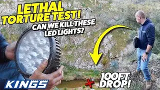 Are these the STRONGEST LED Driving Lights Ever?! (Kings Torture Test)