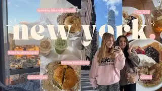 lets go to NEW YORK! 🍎🚕🗽 full trip vlog, travel with me & spend time with the book girls!