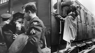 20 Heartwarming Photographs Of Love During Wartime
