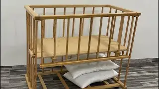 new born baby wooden bed