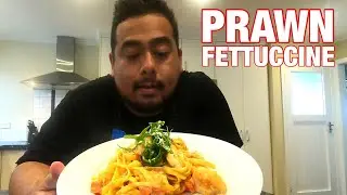Prawn Fettuccine | KickBackDad Style