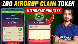 Zoo Airdrop Claim On Bitget Exchange | Zoo Airdrop Token Withdrawa Process Full Details |Zoo Airdrop