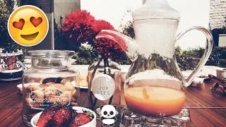تنسيق طاولات استقبال +طريقة عمل القهوة العربية(السعوديه) #قهوة الجمعة