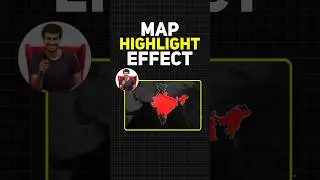 Dhruv Rathee-Style Map Highlight/Map Animation Effect in CapCut 🔥