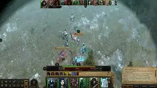 Pathfinder: Kingmaker - Evil - Bandits vs. Worgs at the City of Hollow Eyes