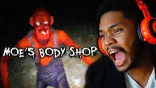 Moe's Body Shop Indie Horror Game | WHAT KIND OF SATANIC MECHANIC IS HE?!
