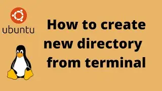 How to create new directory from terminal