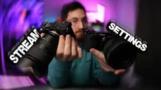 BEST Settings for Stream Camera (Sony A6100)