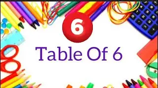 Table Of 6/ Table of 6 Quiz/ Multiply by 6/ Multiplication Quiz/ 6 Times Table Quiz