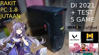TIMELAPSE BUDGET PC BUILD I3 3220 + TEST 5 GAMES(Free Fire, Genshin Impact, Valorant, CODM, Pes2021)