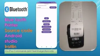 Bluetooth printer source code kotlin | Android Studio 2023