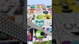 Minecraft falling pixel art - 