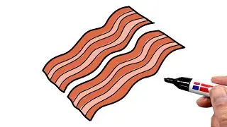 How to Draw Bacon