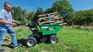 Elektrische Motorschubkarre mit Allrad , der Profi Minidumper