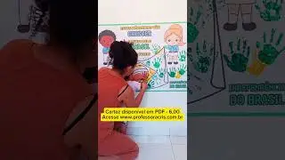 Atividade e painel para Independência do Brasil #pedagogia #pedagogo