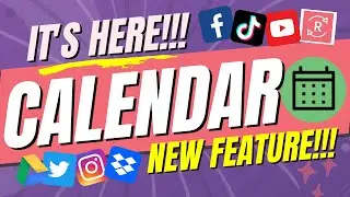 NEW CALENDAR FEATURE! Fill Your Content Calendar Using Our New Calendar Feature! 📅🔥