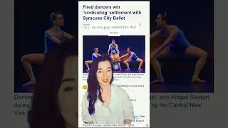 Striking dancer update. The courts have ruled in their favor they’ll get back pay and an apology 👏