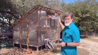 How to tie down your Slant-Roof Greenhouse | Roost & Root