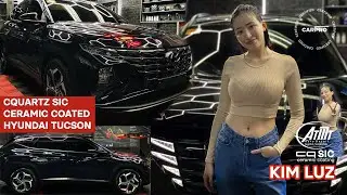 No.1 coating experts in the Philippines.  Kim Luz Hyundai Tucson protected with Cquartz Ceramic coat