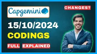 Must Watch🔥 | Capgemini Coding Questions 2024 | capgemini assessment test 2024 | UBK Anna