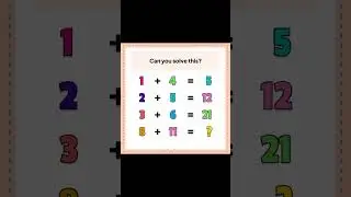 only for genius math quiz / math puzzle / iq test math quiz || #maths #logicpuzzles #viral #shorts
