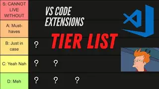 VS Code Extensions Tier List