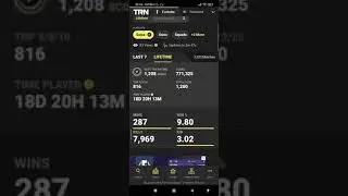 Мой профиль в Fortnite Tracker