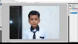 How to create Stamp Size Photo with Adobe Photoshop tutorial