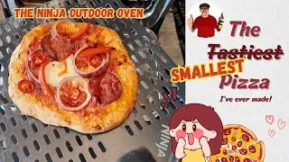 GRANDSON LAUGHED AT MY LITTLE PIZZA! - Outdoor Cooking With The Ninja Pizza Oven @NinjaKitchenUS