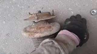 москвич 2141 передняя стойка на другой стороне со втулкой Часть 2